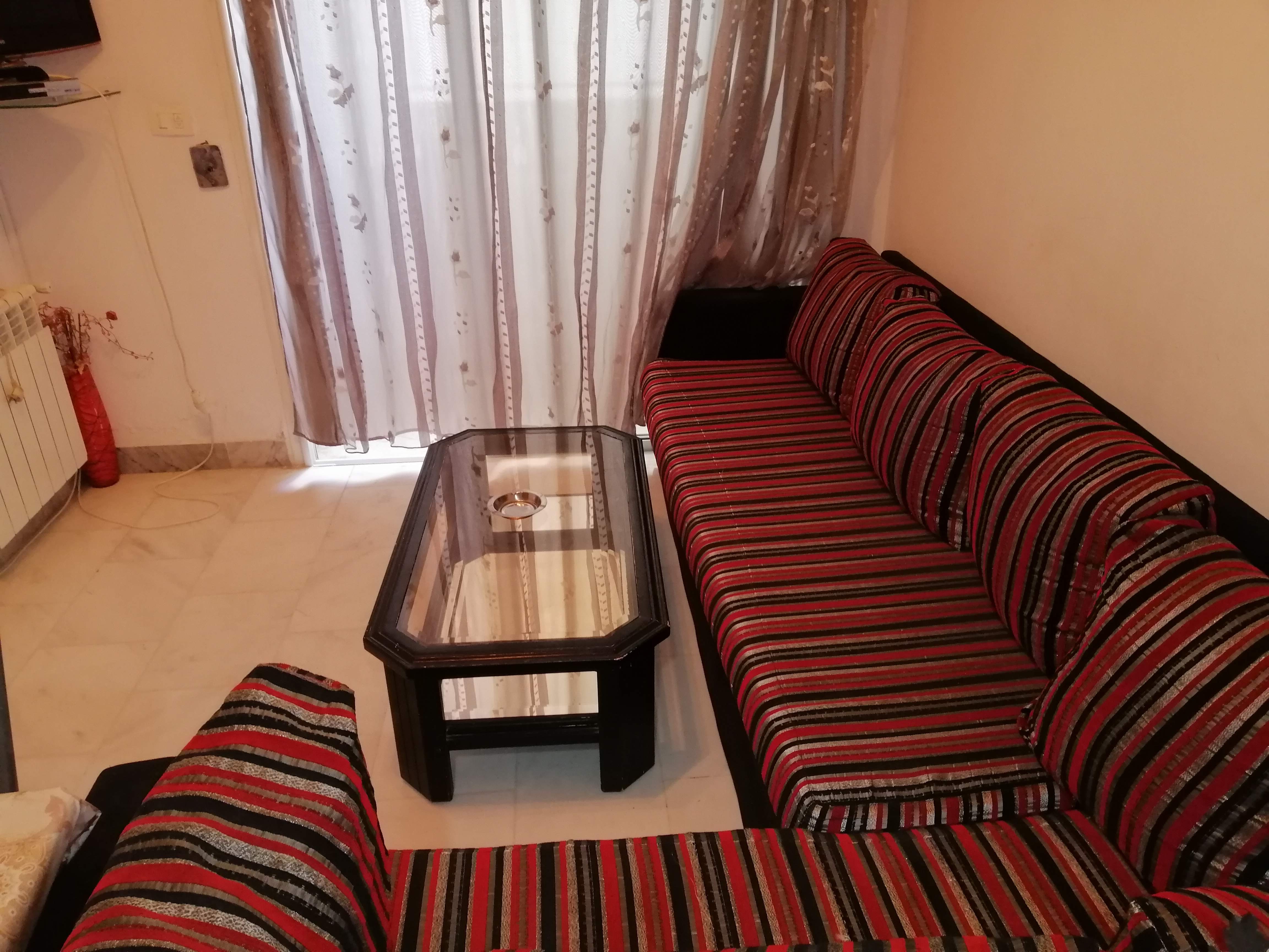 La Marsa Cite Erriadh Location vacances Appart. 2 pices Apt meubl par jour chambres salon  tunis  marsa