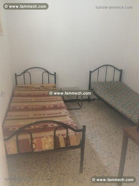 Bab Bhar Hedi Chaker Location Appart. 2 pices Appt meuble couloir 2 a beb khadhra