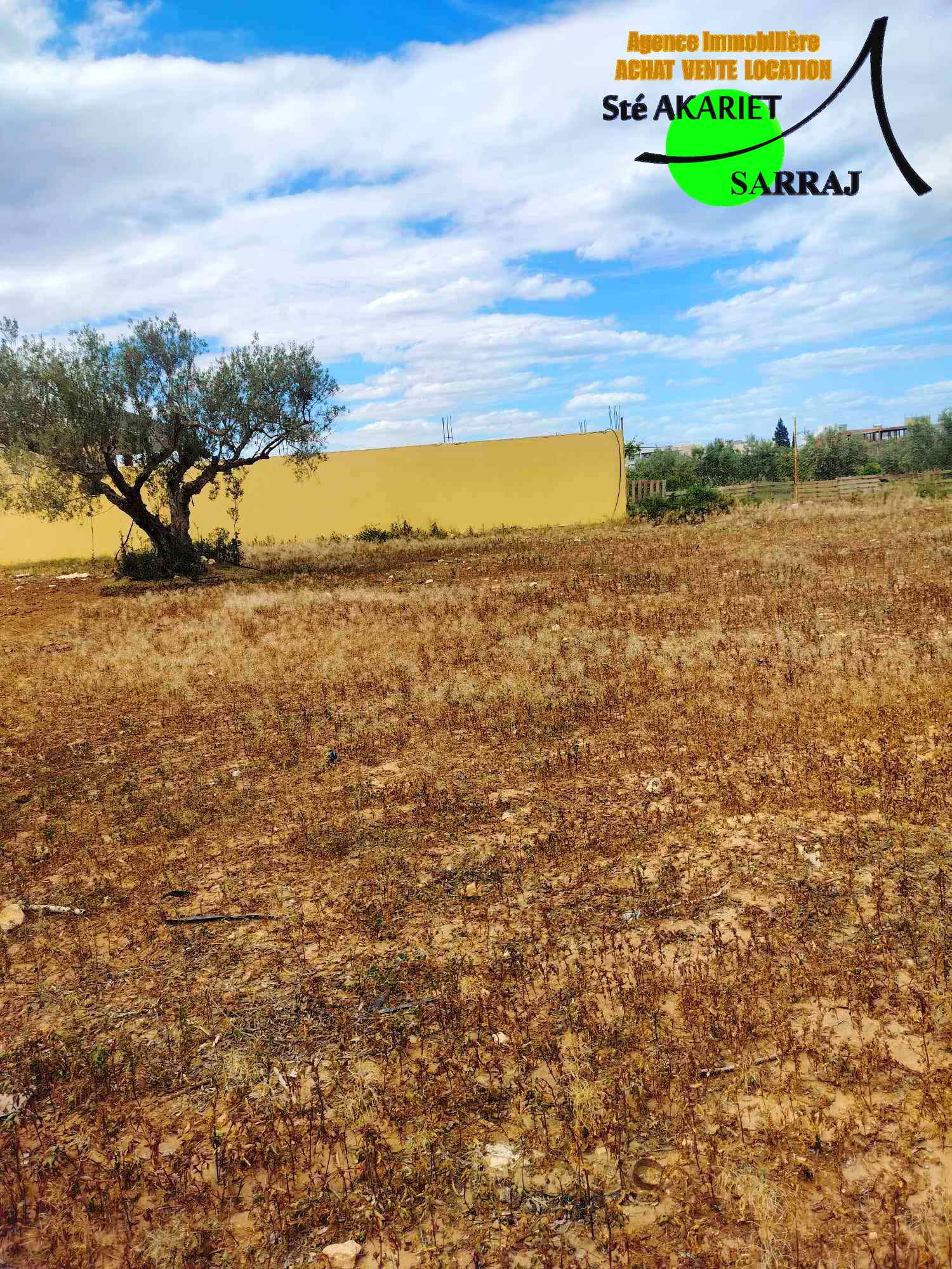 Hammam Sousse El Kantaoui Terrain Terrain agricole Lot 284m zone des villas en face htel royal kenz